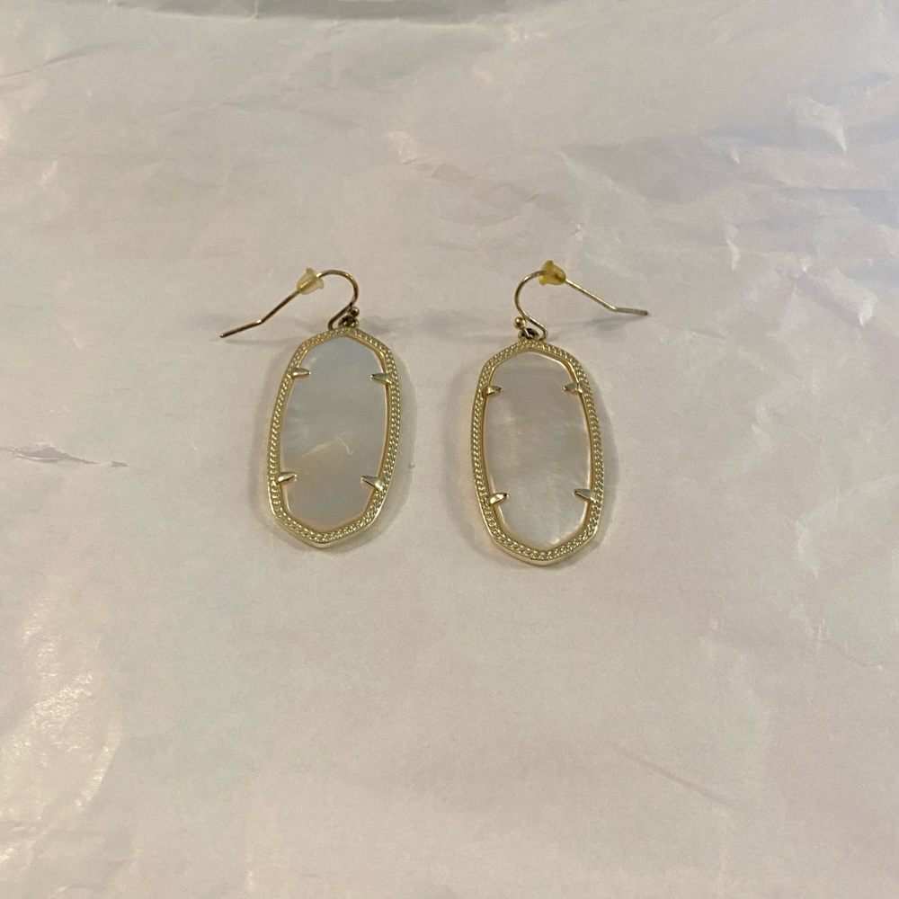Kendra Scott Ivory Pearl Dani Earrings